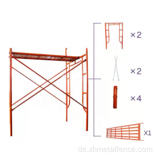 5.6'7 "Arch Walk-Thru-Gerüst Zinkstahlzaun